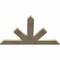 Ekena Millwork Saratoga Rough Sawn Timber Gable Bracket, Douglas Fir, 60"W x 38"H x 2"D x 6"F, 15/12 Pitch GBW060X38X0206SAR00RDF - alternate 2